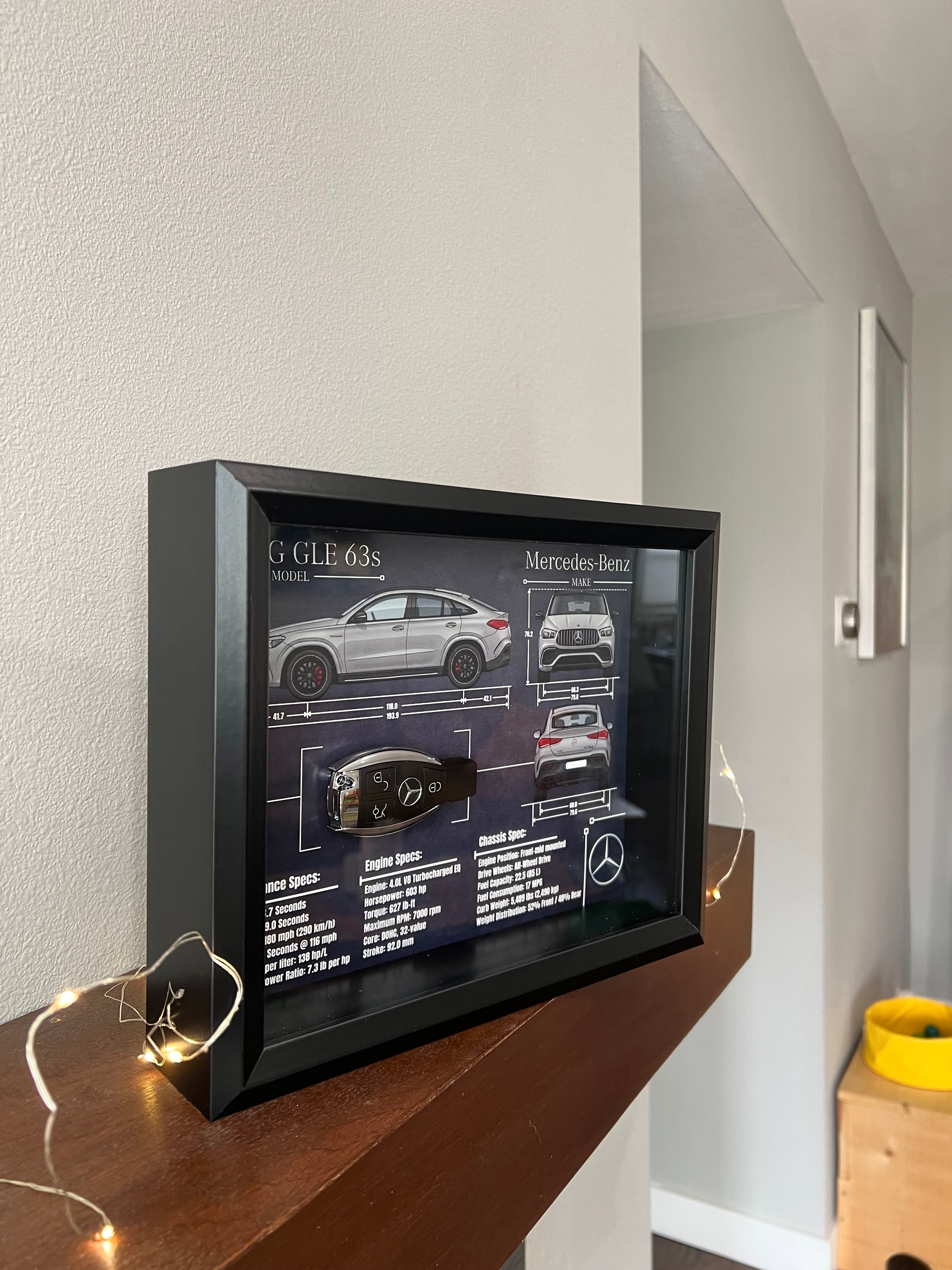 Mercedes-Benz AMG GLE 63s Key Blueprint Frame
