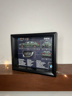 BMW M5 CS Key Blueprint Frame