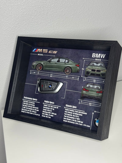 BMW M5 CS Key Blueprint Frame