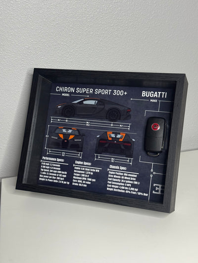 Bugatti Chiron Super Sport 300+ Key Blueprint Frame