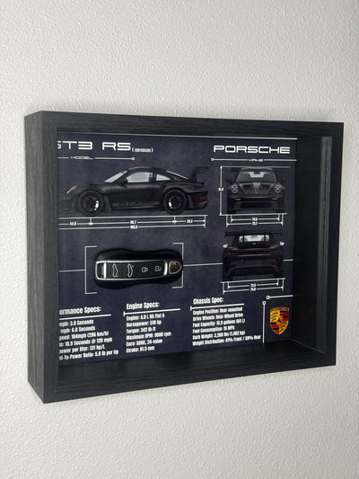 Porsche 911 GT3 RS (992) Key Blueprint Frame