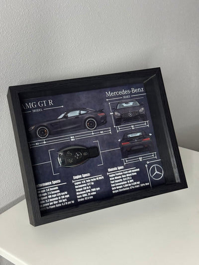 Mercedes-Benz AMG GT R Key Blueprint Frame