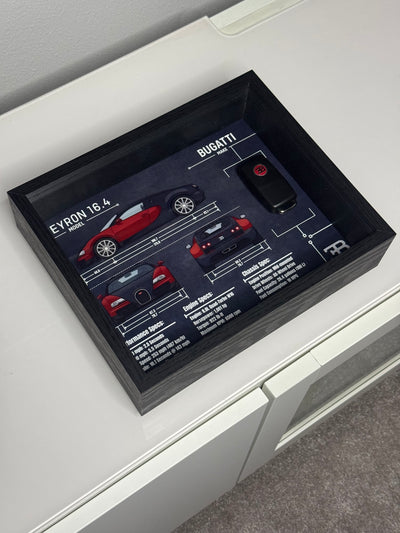 Bugatti Veyron Key Blueprint Frame