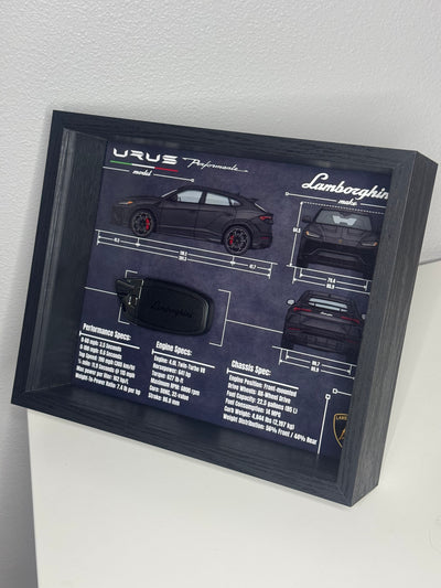 Lamborghini URUS Key Blueprint Frame