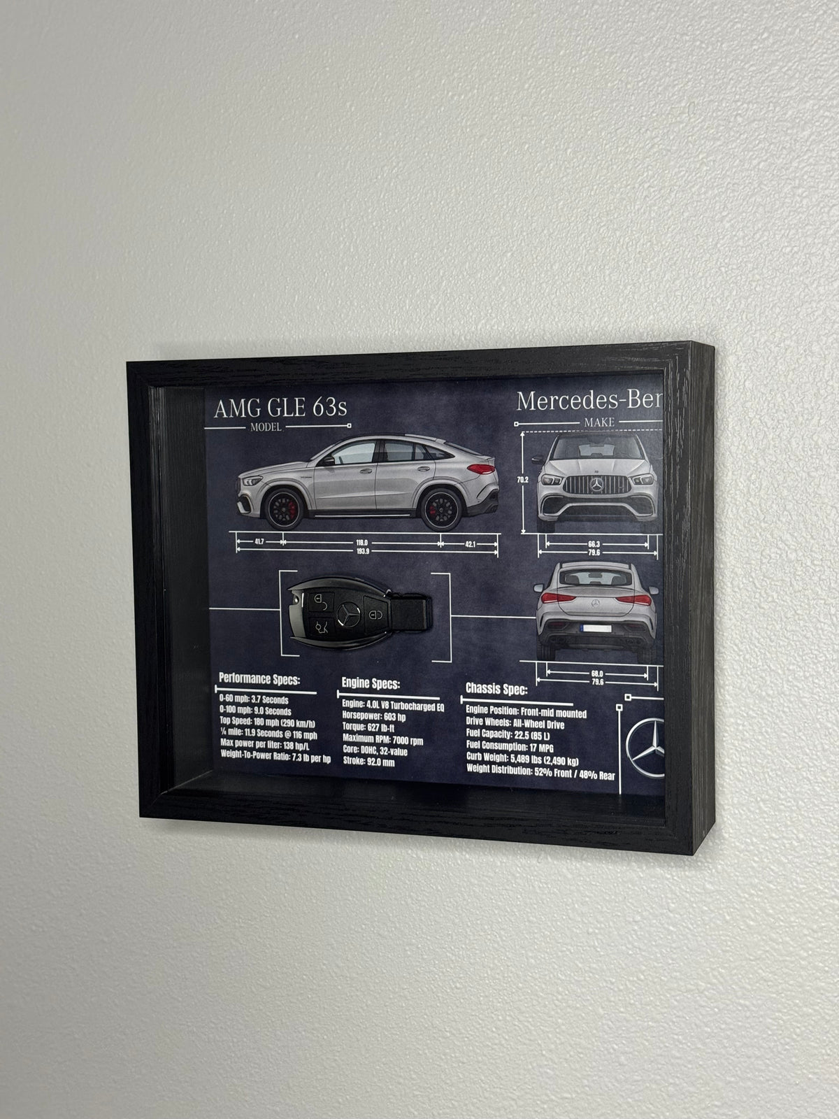 Mercedes-Benz AMG GLE 63s Key Blueprint Frame