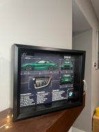 BMW M8 Competition Key Blueprint Frame