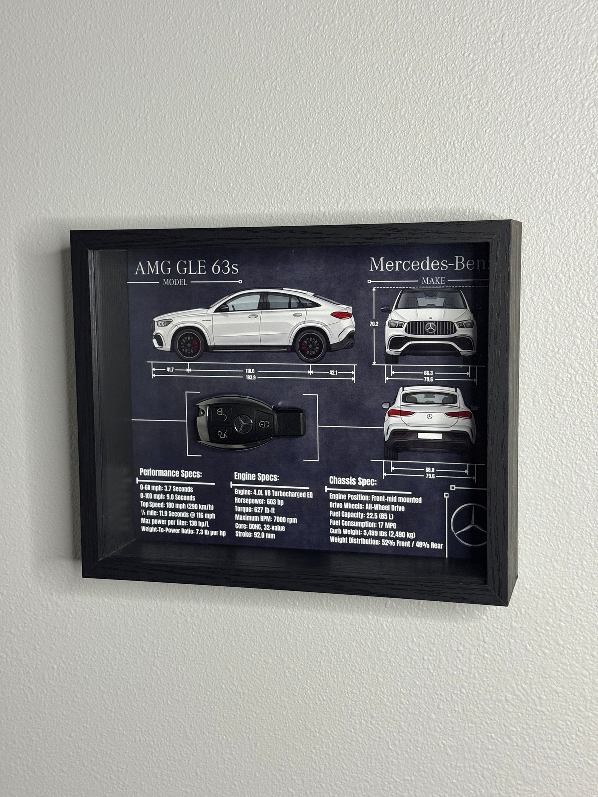 Mercedes-Benz AMG GLE 63s Key Blueprint Frame