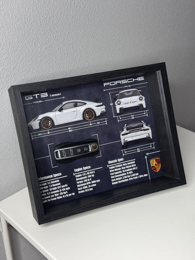 Porsche 911 GT3 (992) Key Blueprint Frame