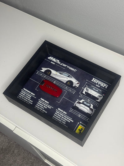 Ferrari 812 Superfast Key Blueprint Frame