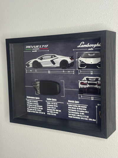 Lamborghini Revuelto Key Blueprint Frame