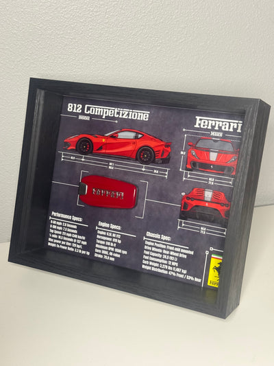 Ferrari 812 competizione Key Blueprint Frame