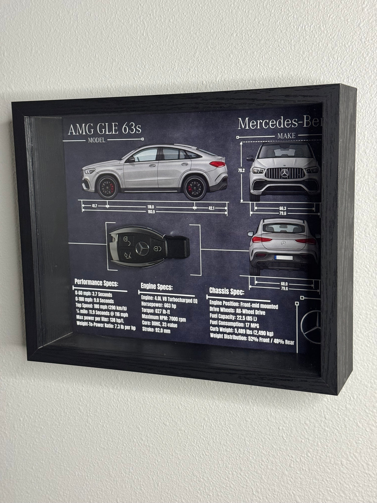 Mercedes-Benz AMG GLE 63s Key Blueprint Frame