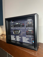 BMW M8 Competition Key Blueprint Frame