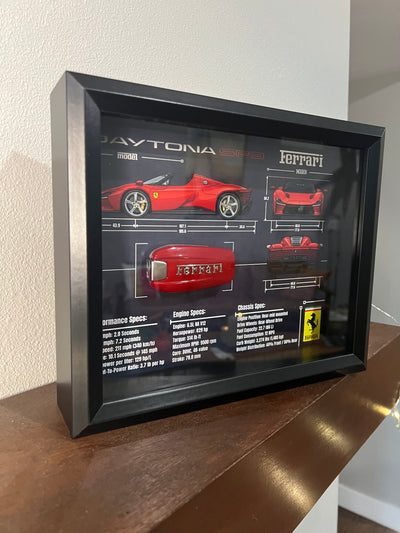Ferrari Daytona SP3 Key Blueprint Frame