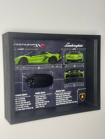 Lamborghini Aventador SVJ Key Blueprint Frame