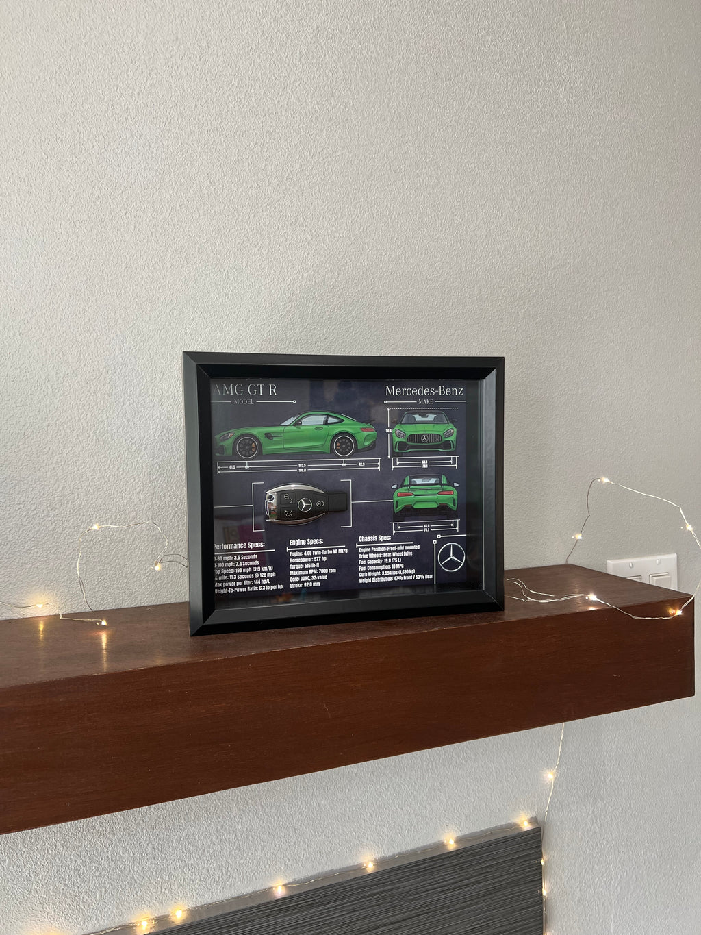 Mercedes-Benz AMG GT R Key Blueprint Frame