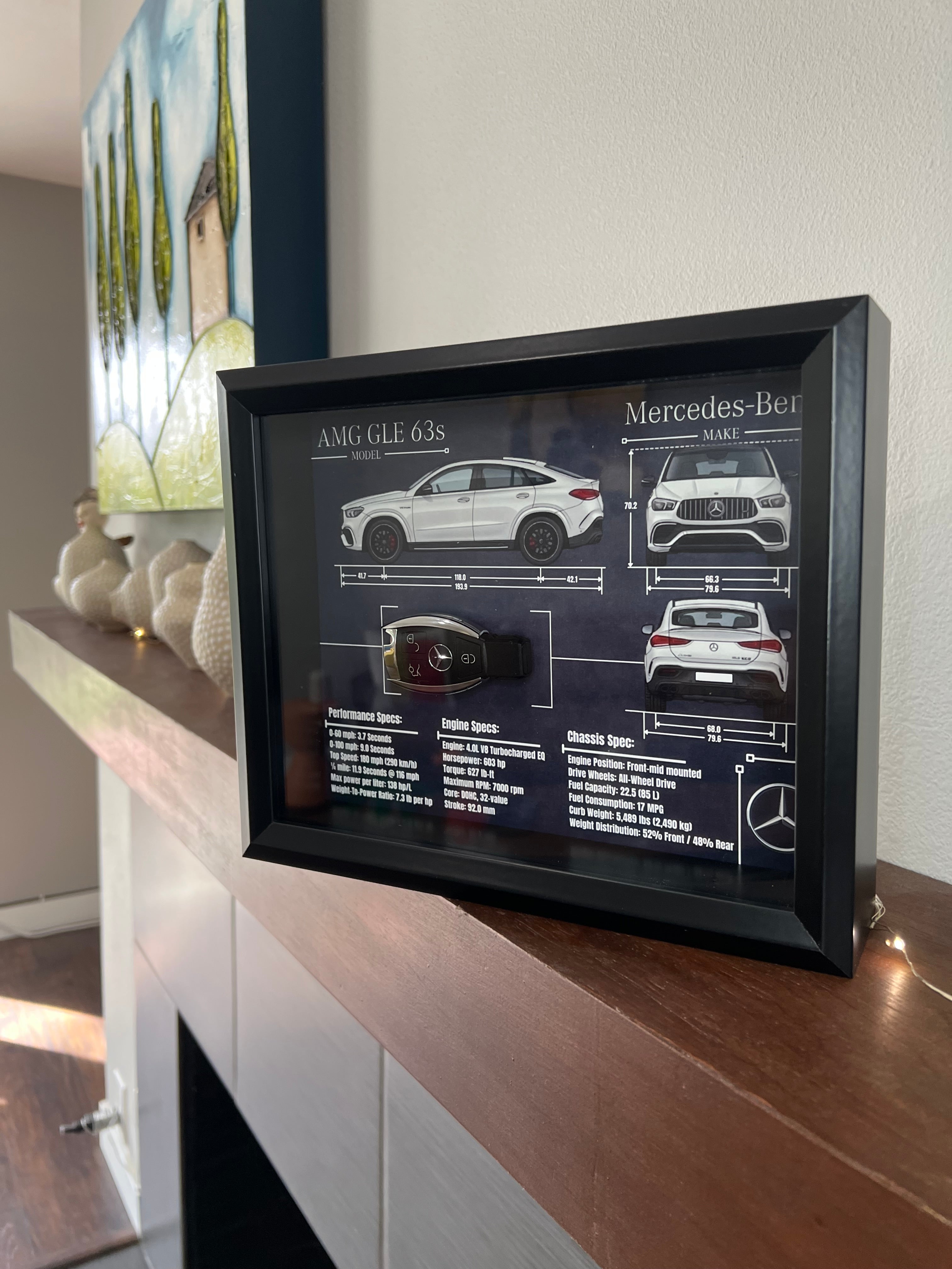 Mercedes-Benz AMG GLE 63s Key Blueprint Frame