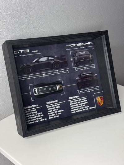 Porsche 911 GT3 (992) Key Blueprint Frame