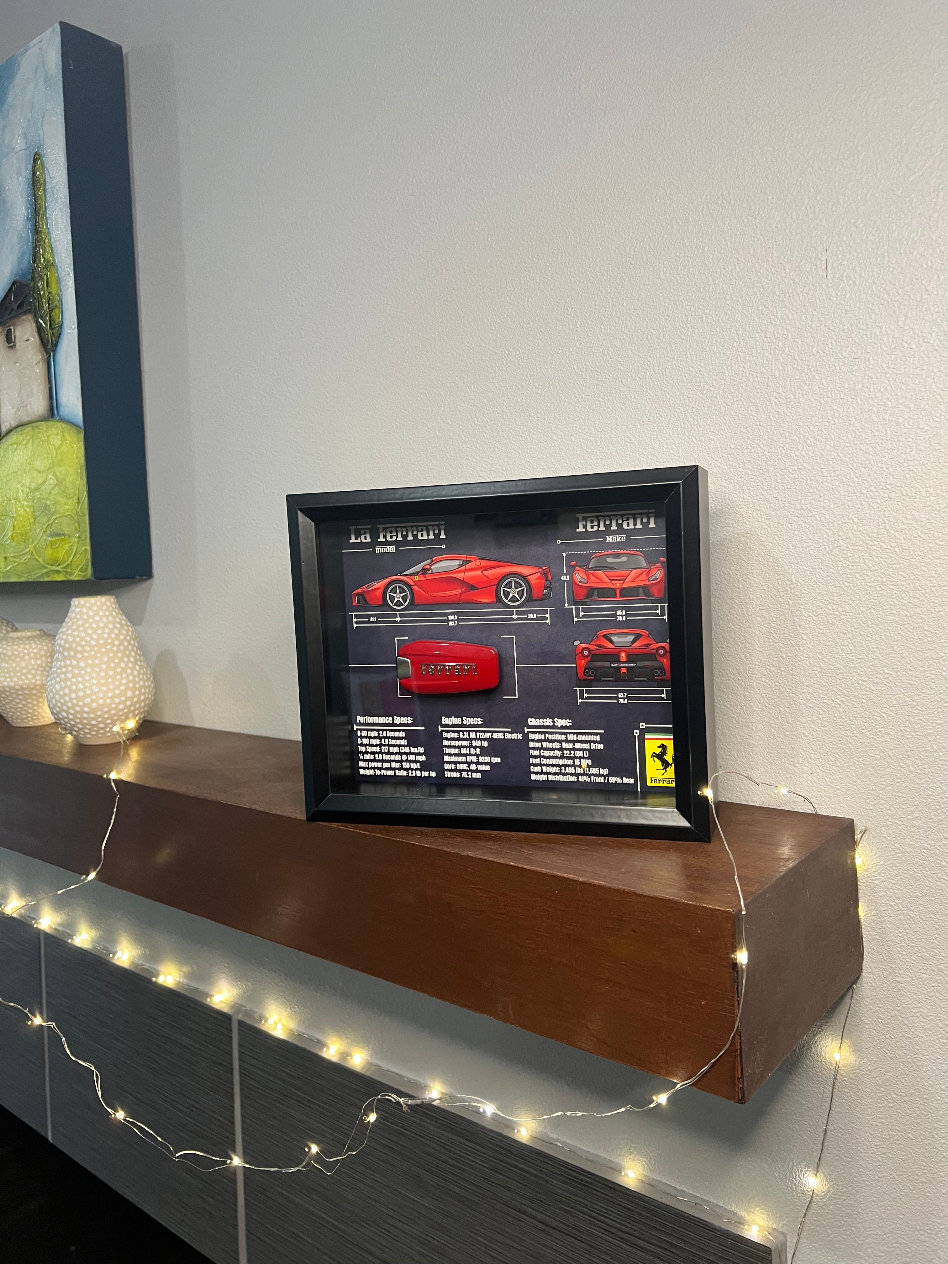 Ferrari LA Ferrari Key Blueprint Frame