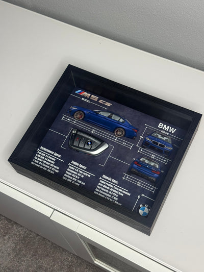 BMW M5 CS Key Blueprint Frame