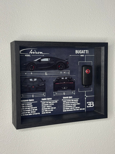 Bugatti Chiron Key Blueprint Frame