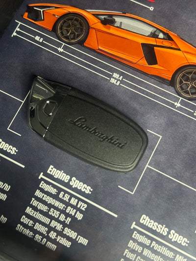 Lamborghini Revuelto Key Blueprint Frame