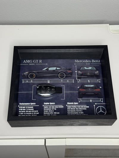 Mercedes-Benz AMG GT R Key Blueprint Frame