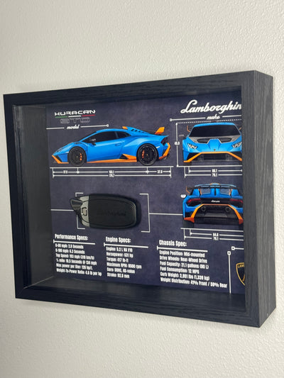 Lamborghini Huracan STO Key Blueprint Frame