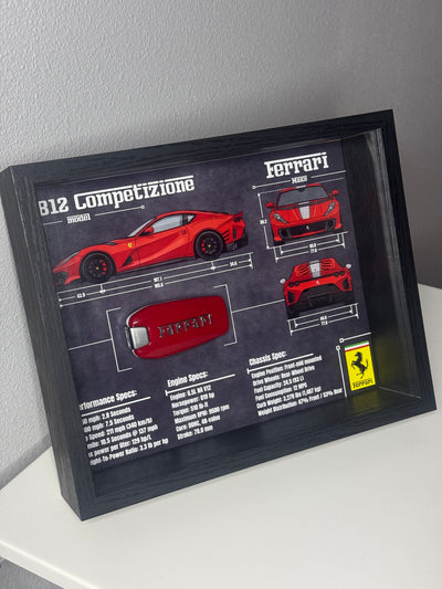 Ferrari 812 competizione Key Blueprint Frame