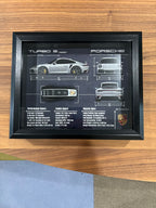 Porsche 911 Turbo S Key Blueprint Frame