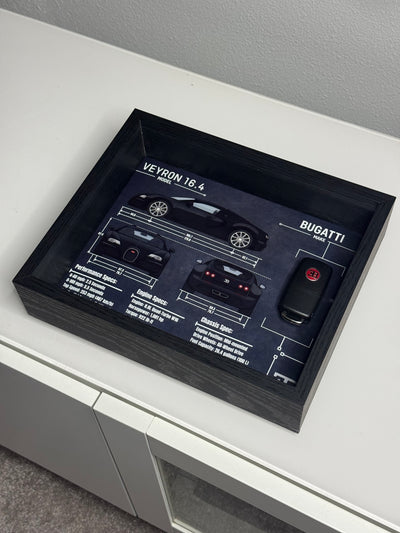 Bugatti Veyron Key Blueprint Frame