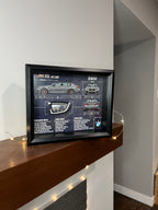 BMW M5 CS Key Blueprint Frame