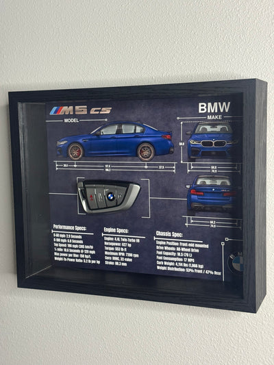 BMW M5 CS Key Blueprint Frame