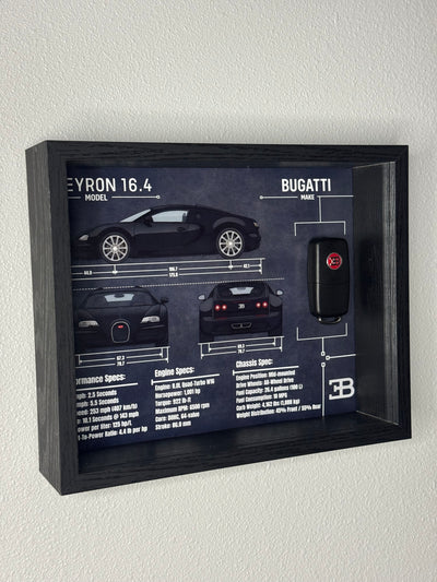 Bugatti Veyron Key Blueprint Frame