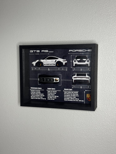 Porsche 911 GT3 RS (992) Key Blueprint Frame