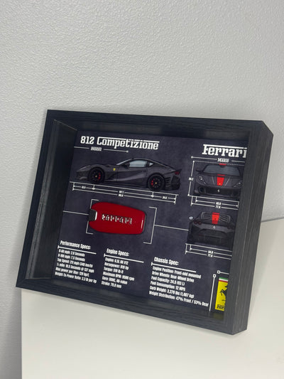 Ferrari 812 competizione Key Blueprint Frame