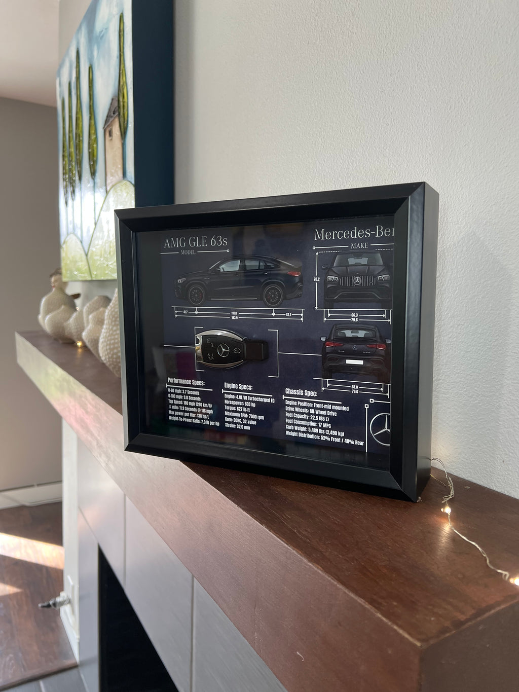 Mercedes-Benz AMG GLE 63s Key Blueprint Frame