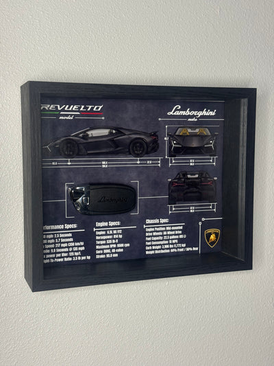Lamborghini Revuelto Key Blueprint Frame