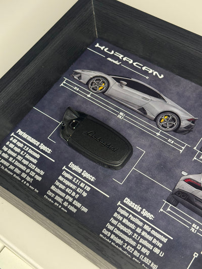 Lamborghini Huracan Key Blueprint Frame
