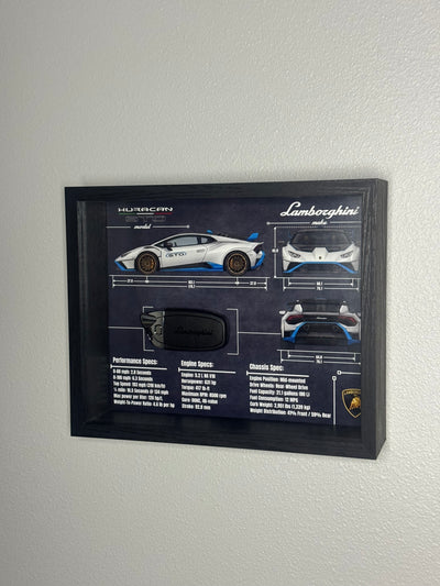 Lamborghini Huracan STO Key Blueprint Frame