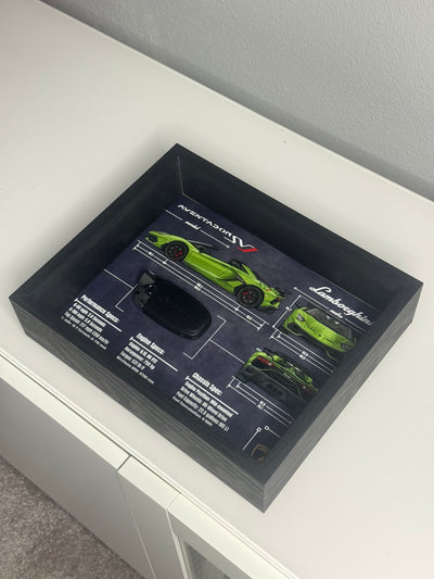 Lamborghini Aventador SVJ Key Blueprint Frame