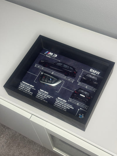 BMW M3 Competition Touring Key Blueprint Frame
