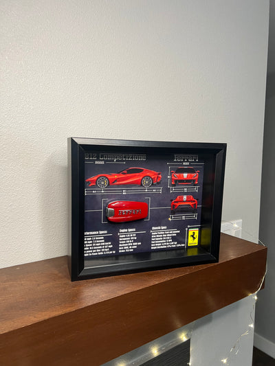 Ferrari 812 competizione Key Blueprint Frame