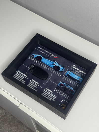 Lamborghini Aventador SVJ Key Blueprint Frame