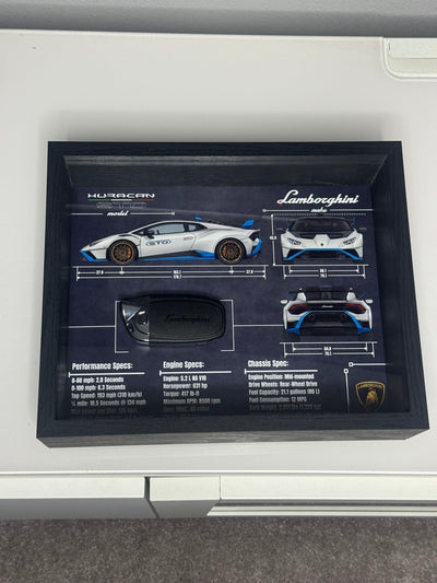 Lamborghini Huracan STO Key Blueprint Frame