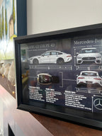 Mercedes-Benz AMG GT 4D Key Blueprint Frame
