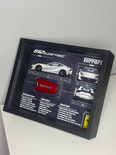 Ferrari 812 Superfast Key Blueprint Frame