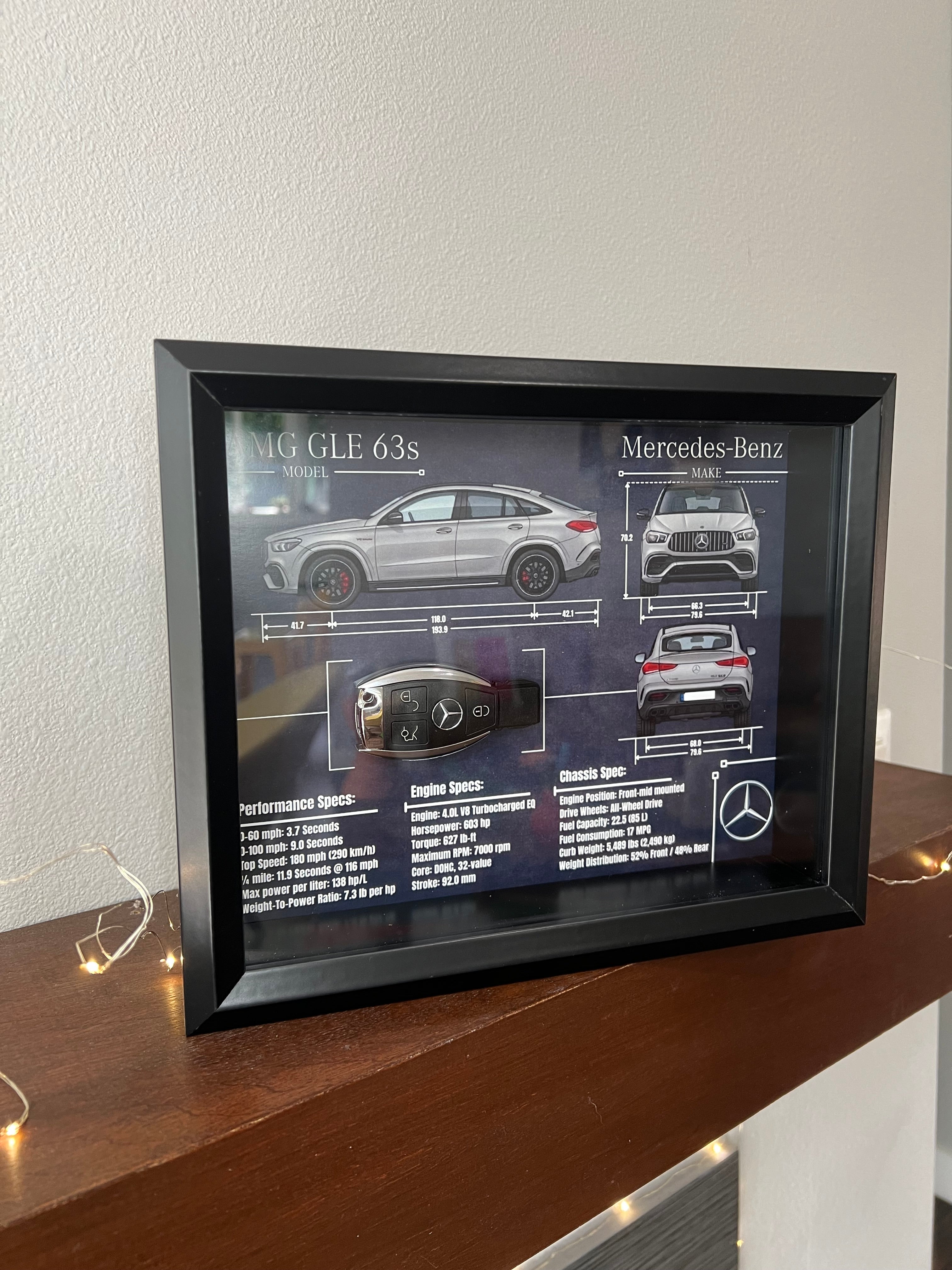 Mercedes-Benz AMG GLE 63s Key Blueprint Frame