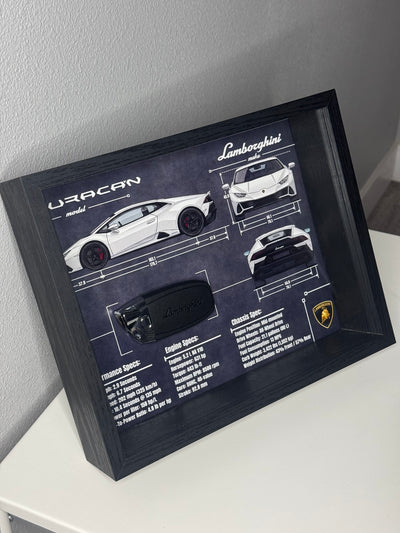 Lamborghini Huracan Key Blueprint Frame
