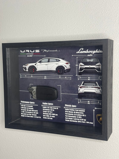 Lamborghini URUS Key Blueprint Frame